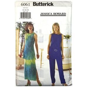Butterick 6061 Sewing Pattern Jessica Howard Tunic Skirt Pants Size 14-18 Uncut